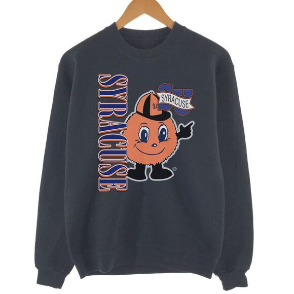 Vintage Style 90's Syracuse University Syracuse Orange Sweatshirt - Picture 1 of 2
